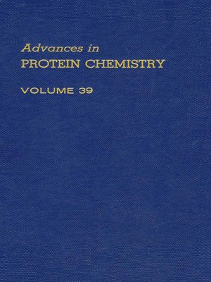 cover image of Advances in Protein Chemistry
